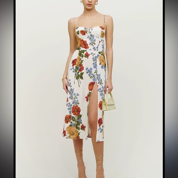 Commense Floral Spaghetti Strap Midi Dress - Picture 3 of 5